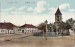 017 Kostel sv.Jiljí, před kostelem socha sv.Jana Nepomuckého,okolo r.1900